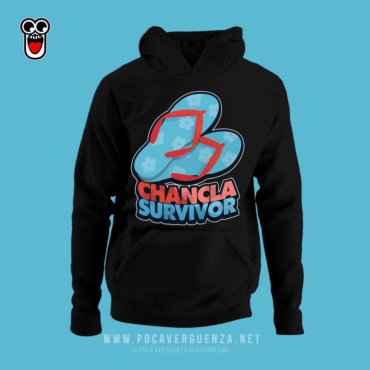 Chancla Survivor pocaverguenza Camisetas