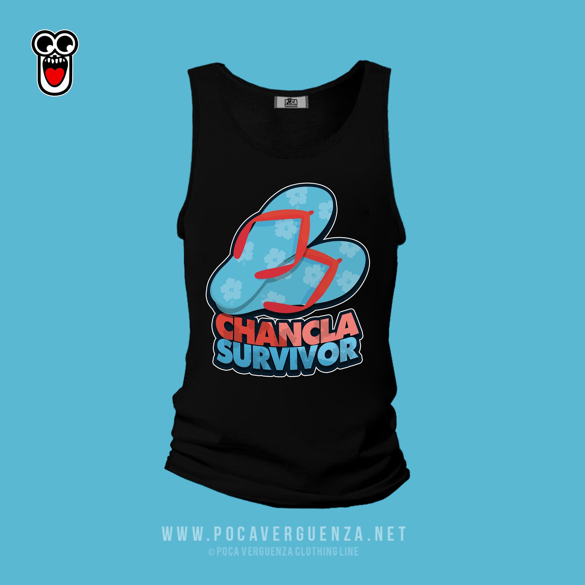 Chancla Survivor pocaverguenza Camisetas