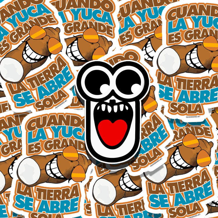 Sticker- Cuando La Yuca Es Grande