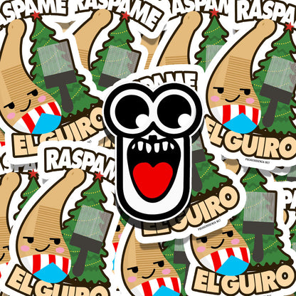 Sticker- Raspame El Guiro